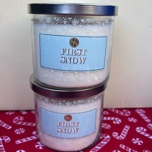 First Snow Candle Set